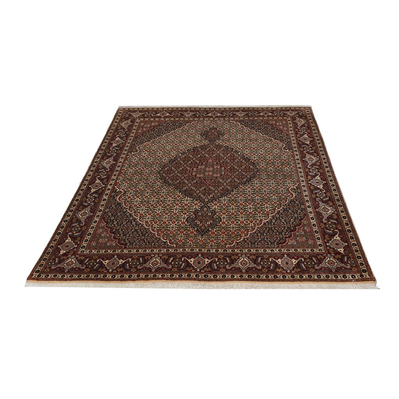Alfombra Persa - Tabriz - Real - 203 x 156 cm - marrón claro