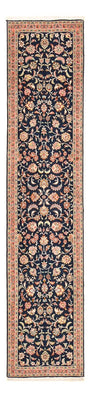 Alfombra de pasillo Alfombra Persa - Tabriz - Prima - 293 x 65 cm - azul oscuro