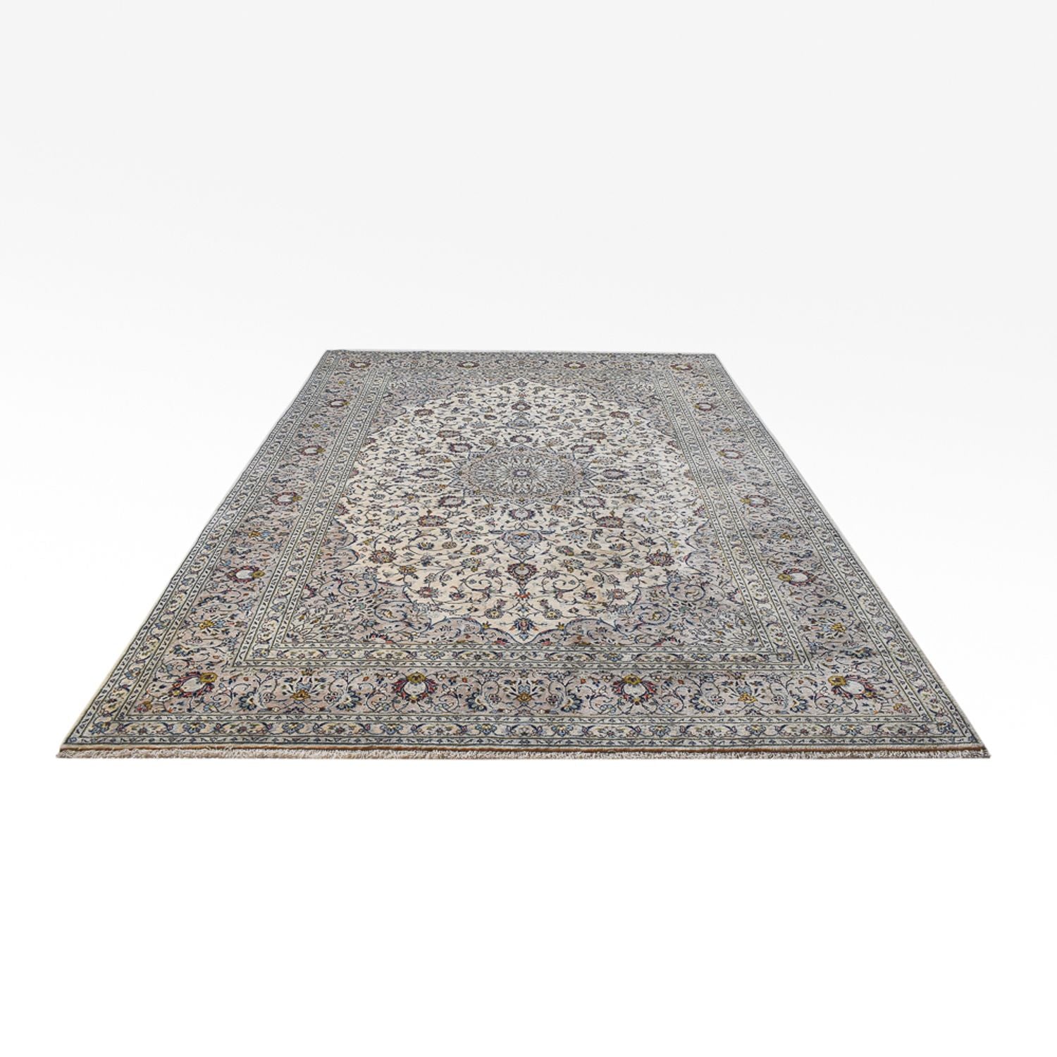 Alfombra persa - Clásica - Real - 360 x 252 cm - gris