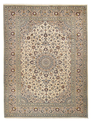 Alfombra persa - Clásica - Real - 340 x 250 cm - beige