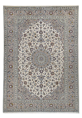Alfombra persa - Clásica - Real - 355 x 250 cm - gris