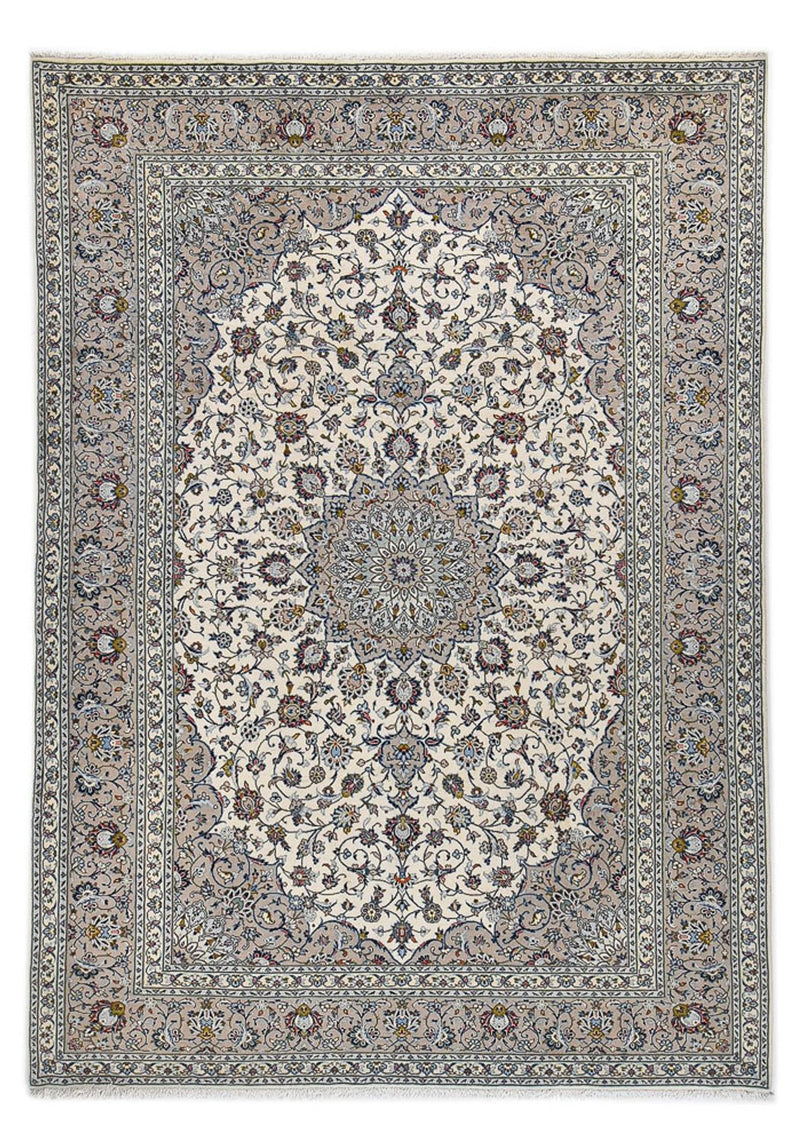 Alfombra persa - Clásica - Real - 355 x 250 cm - gris