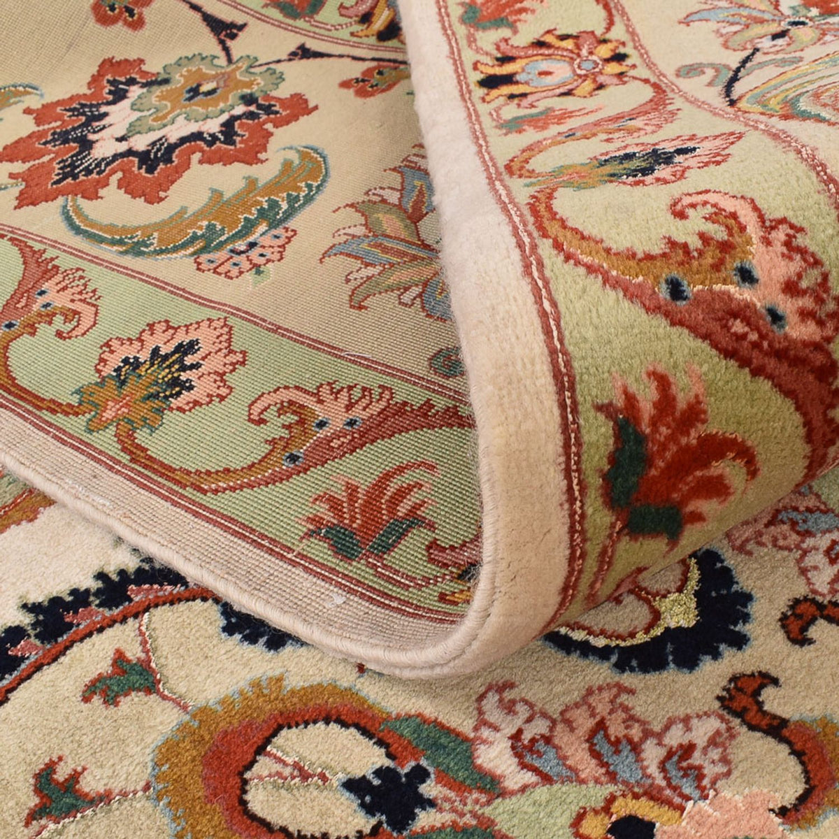 Alfombra Persa - Tabriz - Real - 362 x 260 cm - beige