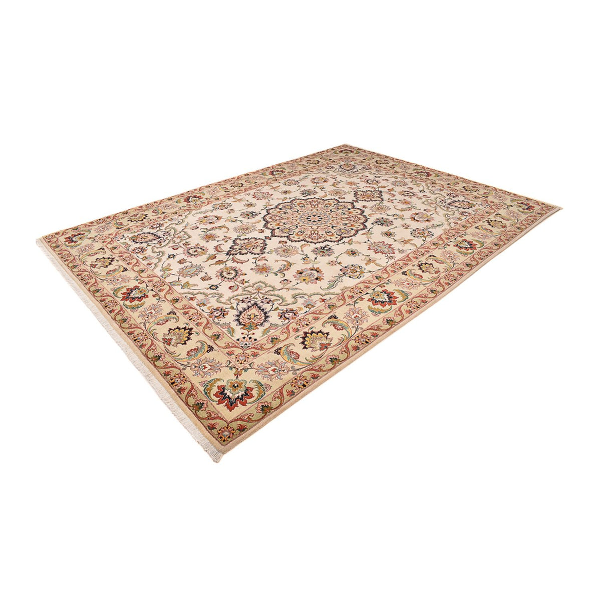 Alfombra Persa - Tabriz - Real - 362 x 260 cm - beige