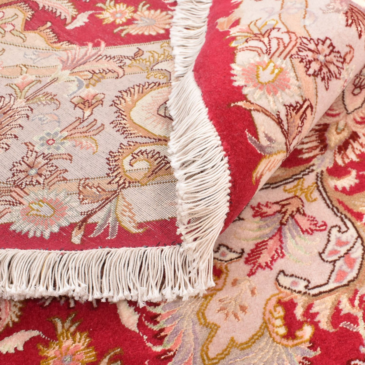 Alfombra Persa - Tabriz - Prima redondo  - 200 x 200 cm - rojo