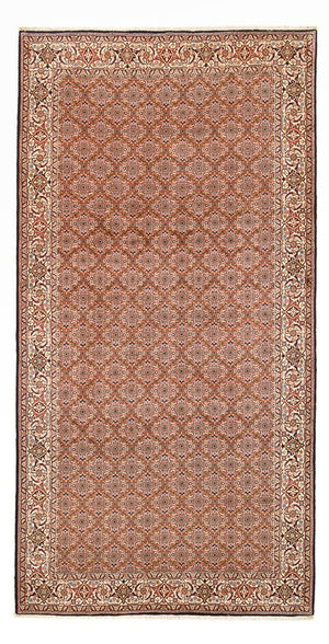 Alfombra de pasillo Alfombra persa - Bidjar - 390 x 200 cm - rojo claro