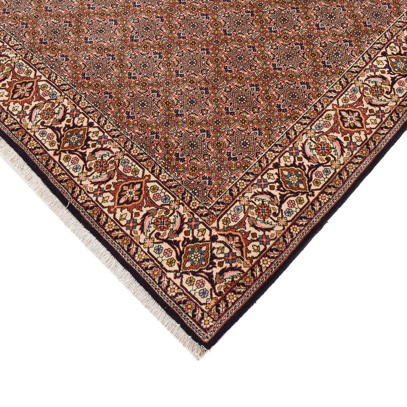 Alfombra de pasillo Alfombra persa - Bidjar - 390 x 200 cm - rojo claro