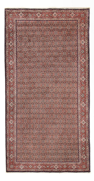 Alfombra de pasillo Alfombra persa - Bidjar - 405 x 207 cm - óxido