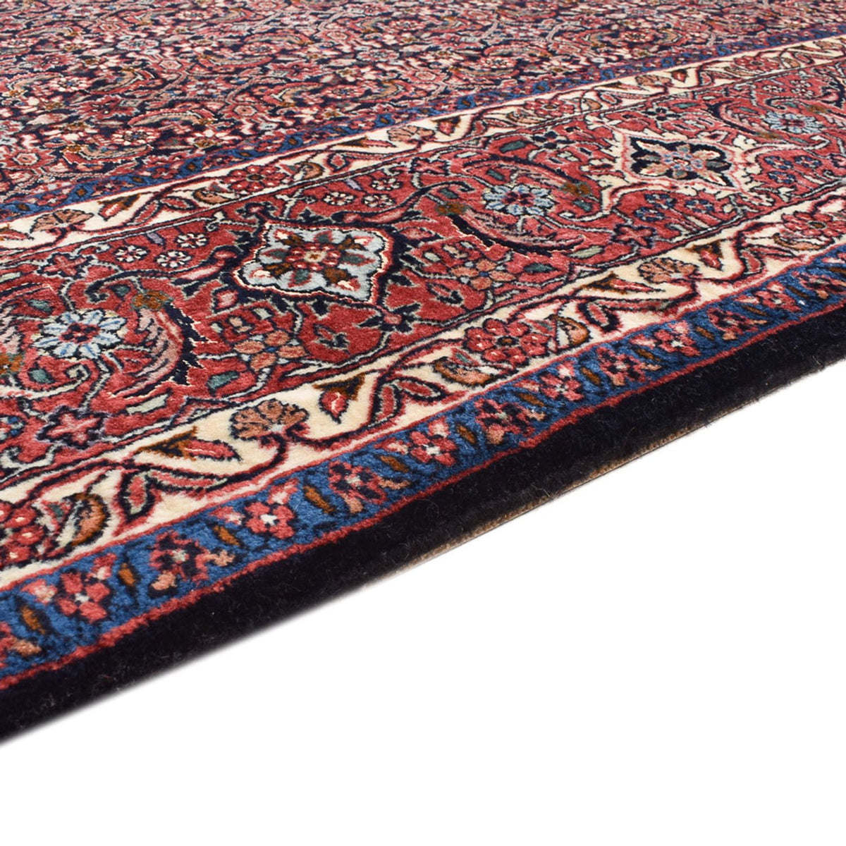 Alfombra de pasillo Alfombra persa - Bidjar - 405 x 207 cm - óxido