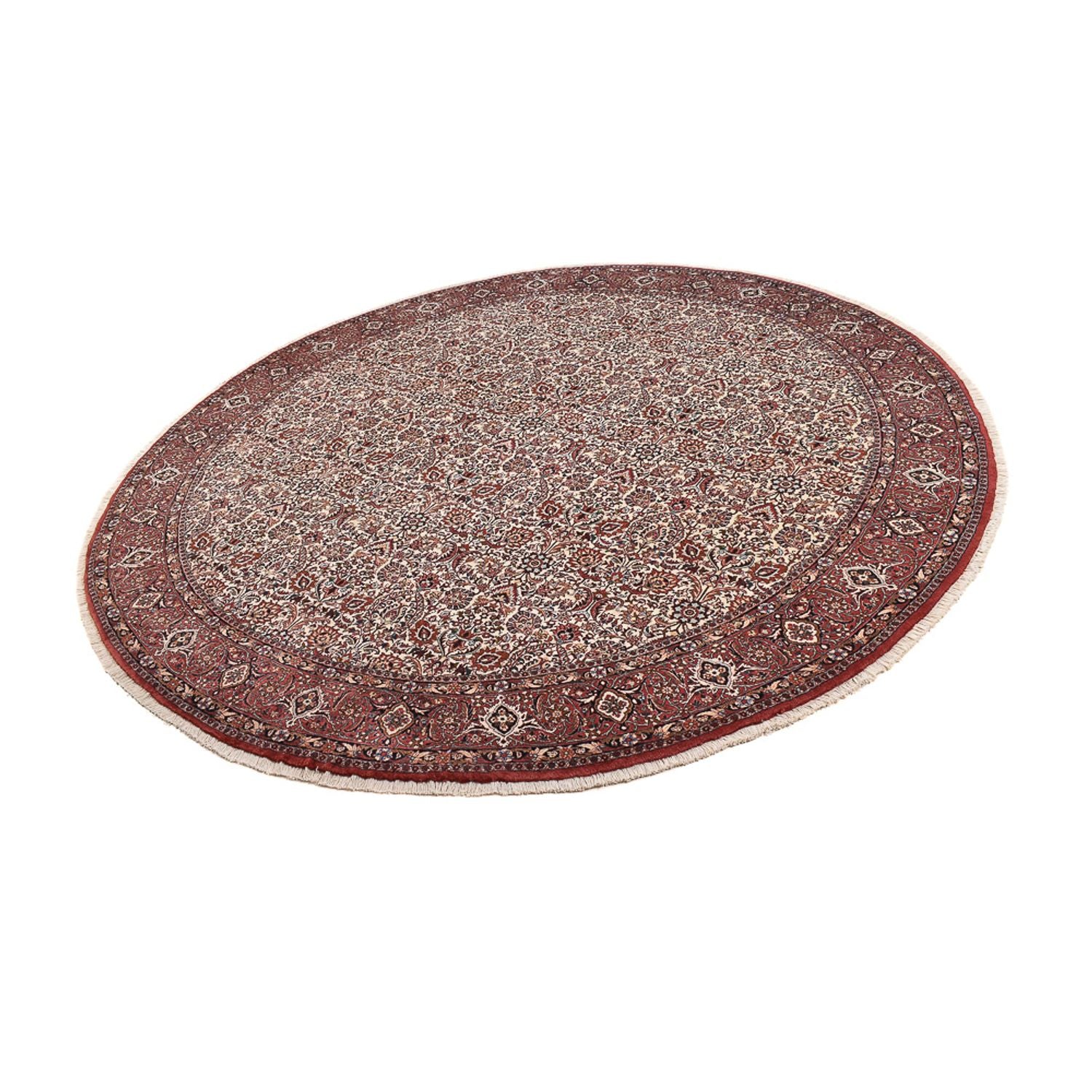 Alfombra persa - Bidjar redondo  - 300 x 300 cm - óxido