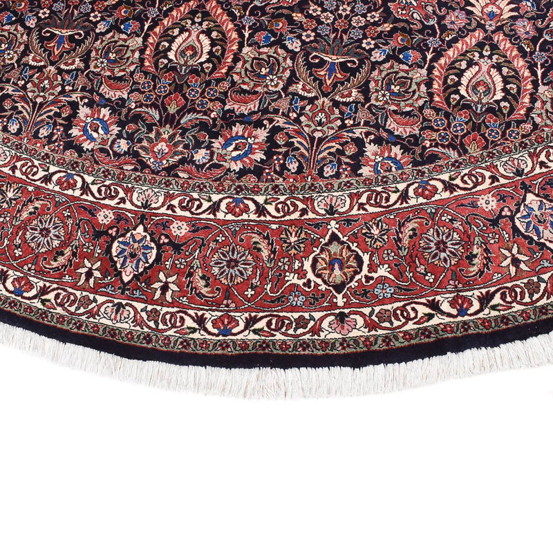 Alfombra persa - Bidjar redondo  - 300 x 300 cm - rojo oscuro