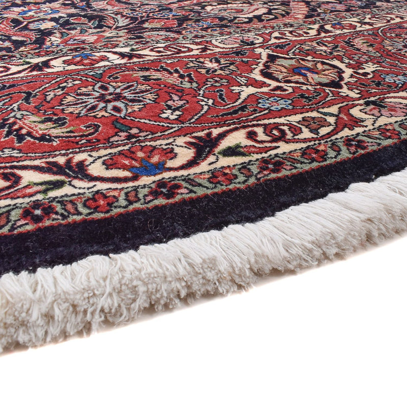 Alfombra persa - Bidjar redondo  - 300 x 300 cm - rojo oscuro