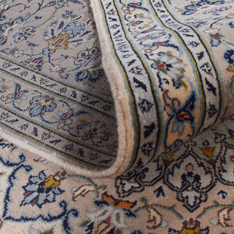 Alfombra persa - Keshan - Real - 342 x 247 cm - arena