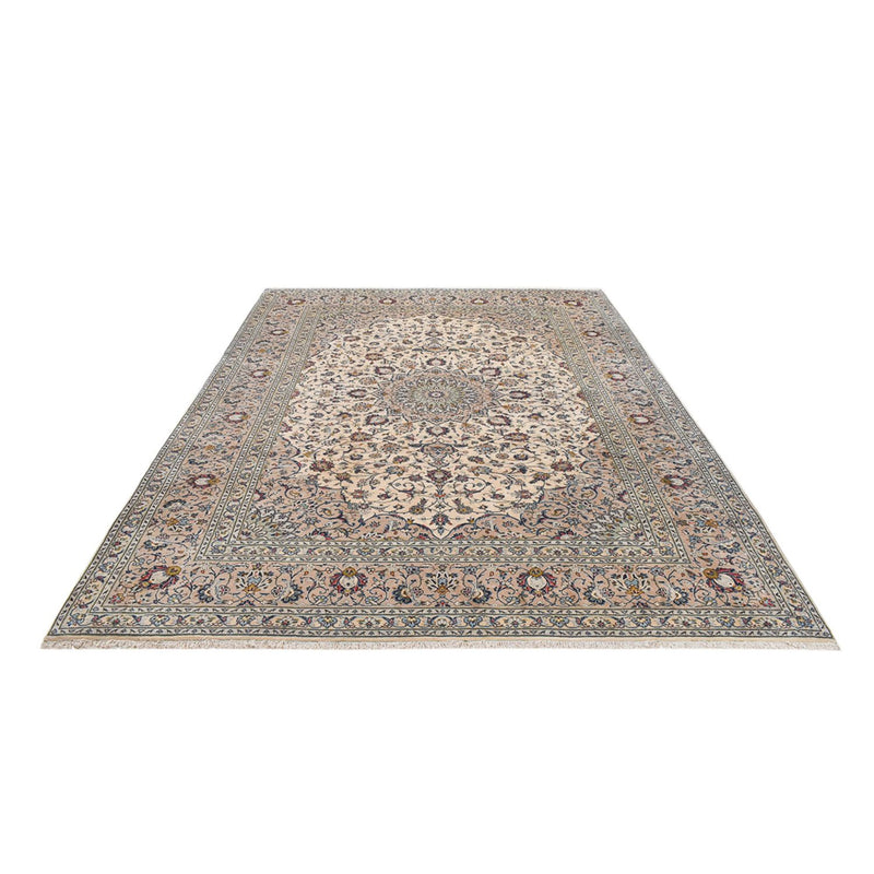 Alfombra persa - Keshan - Real - 342 x 247 cm - arena