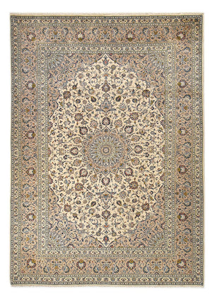 Alfombra persa - Keshan - Real - 353 x 250 cm - arena