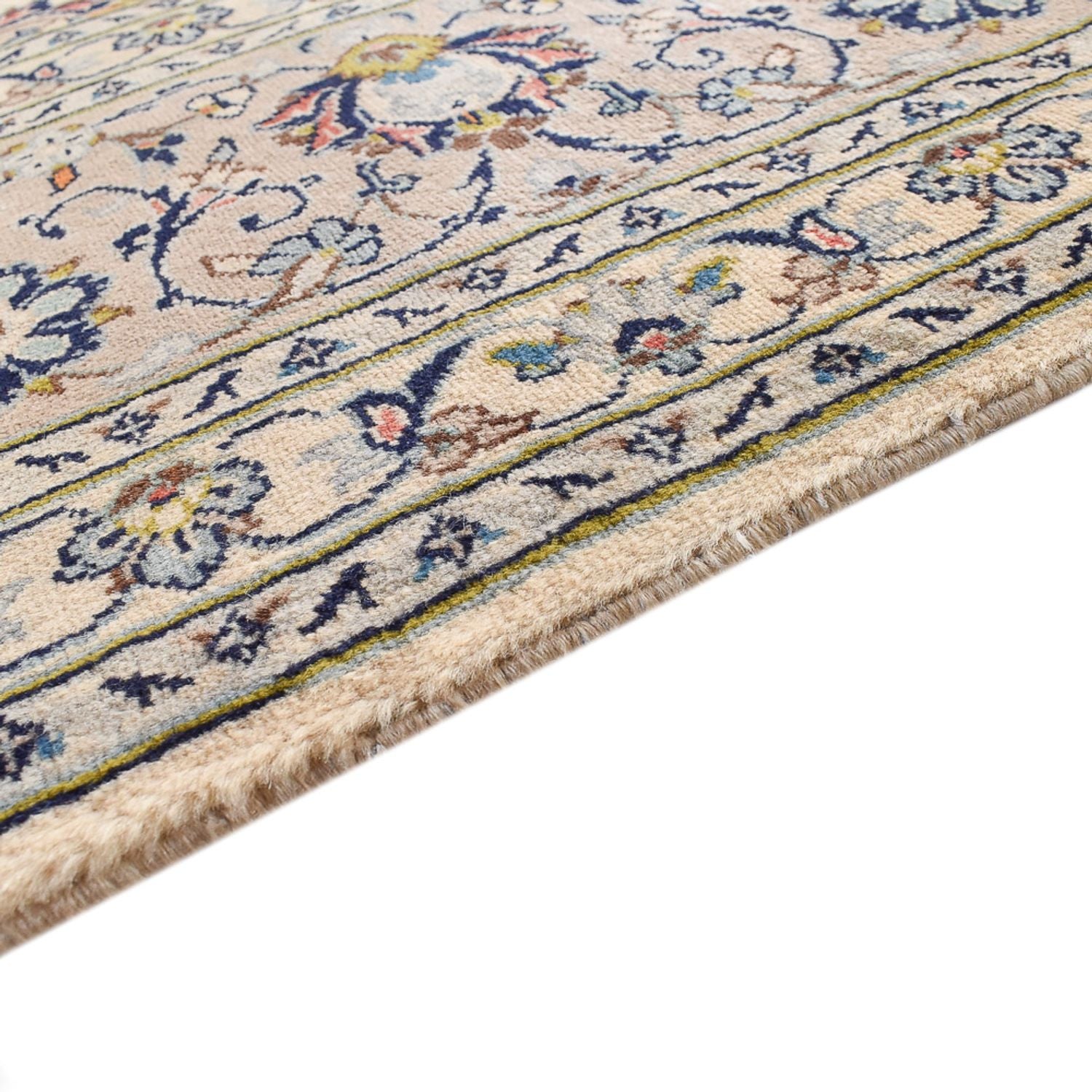 Alfombra persa - Keshan - Real - 353 x 250 cm - arena