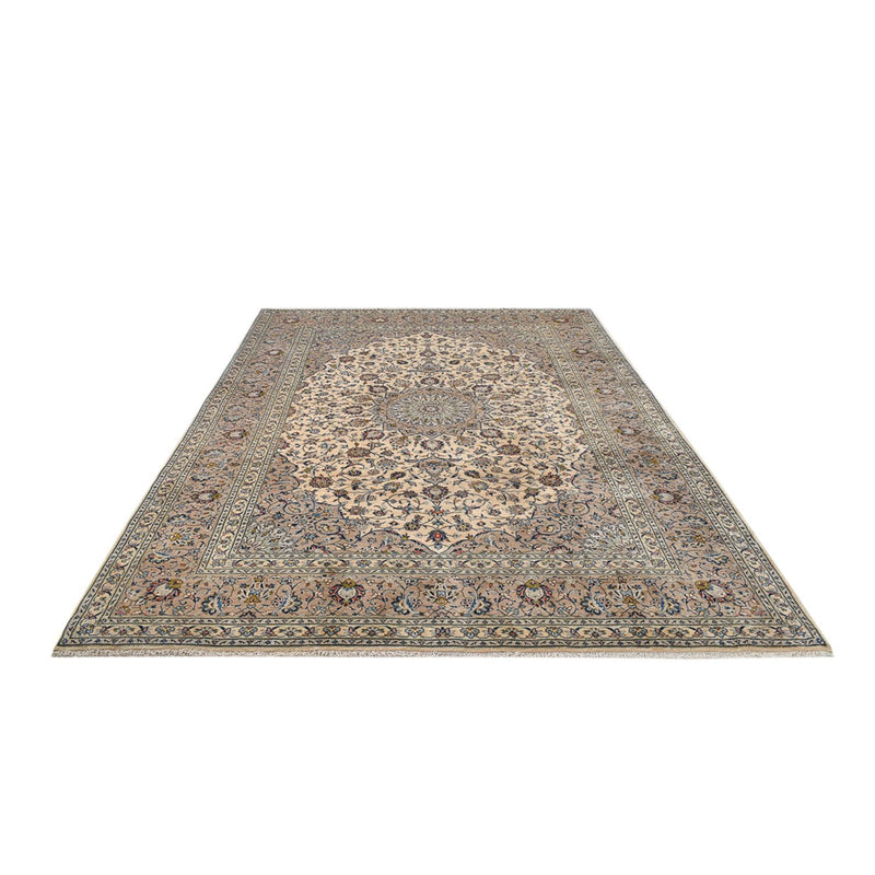 Alfombra persa - Keshan - Real - 353 x 250 cm - arena