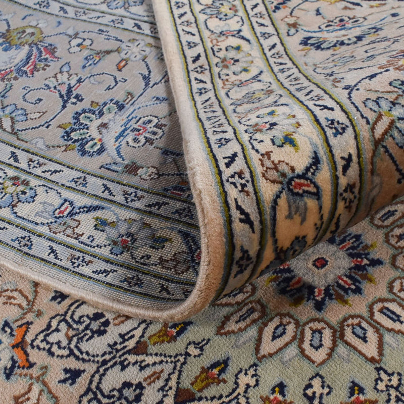 Alfombra persa - Keshan - Real - 345 x 246 cm - arena