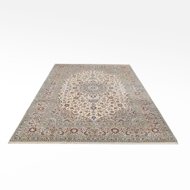 Alfombra persa - Keshan - Real - 347 x 244 cm - arena