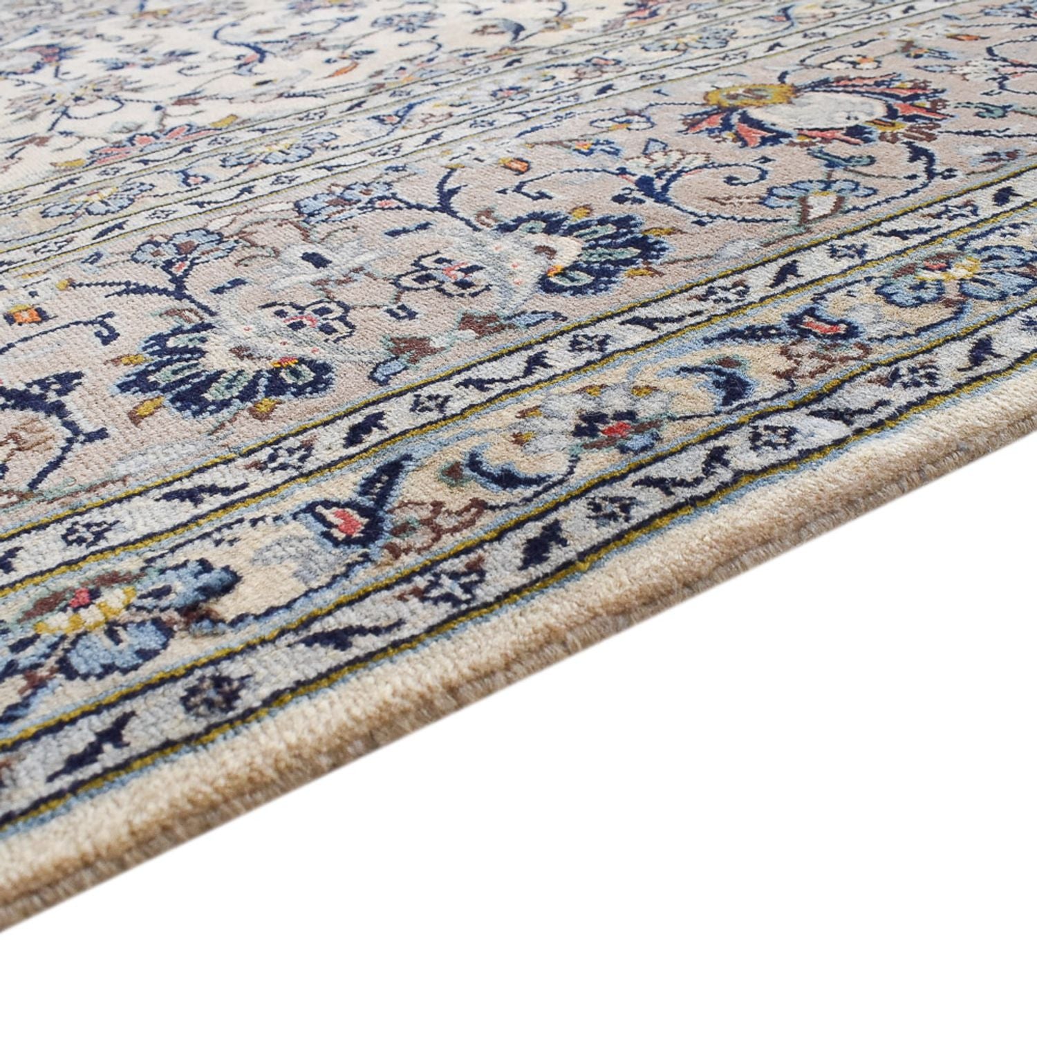 Alfombra persa - Keshan - Real - 352 x 245 cm - gris