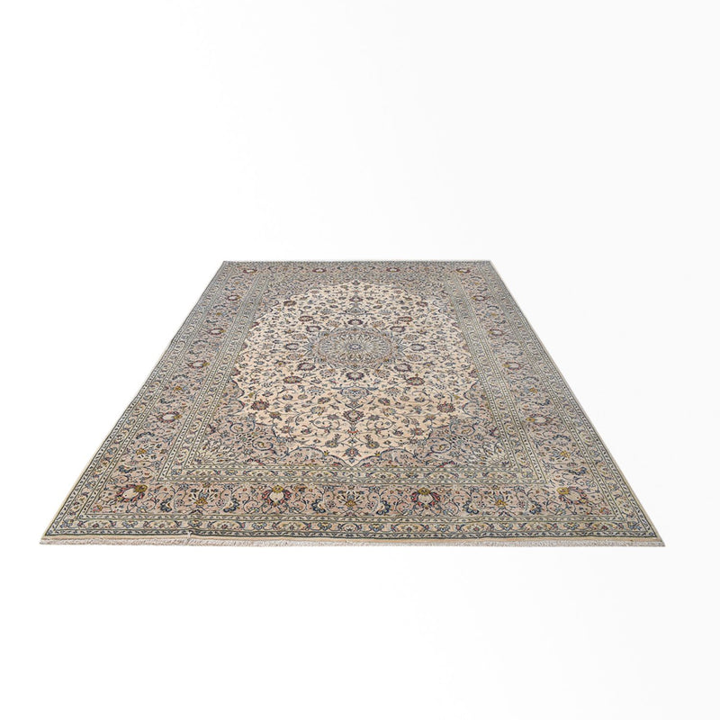 Alfombra persa - Keshan - Real - 350 x 248 cm - arena