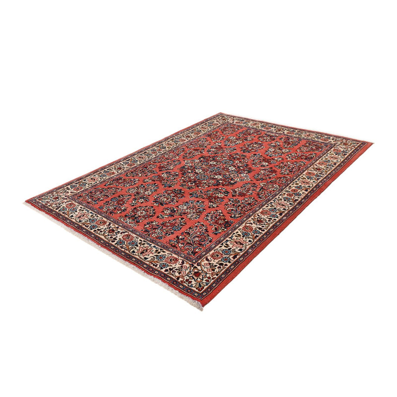 Alfombra persa - Clásica - 201 x 126 cm - rojo