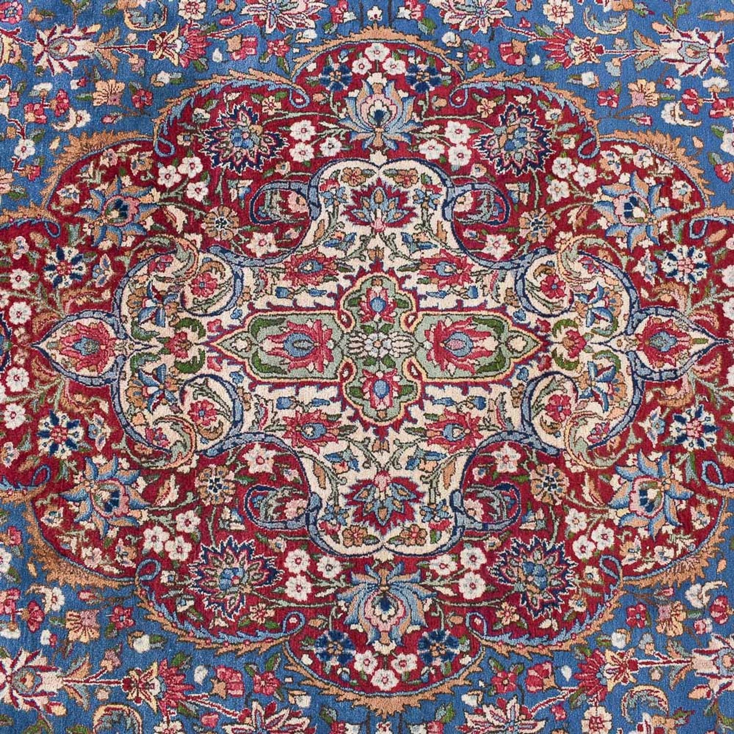 Alfombra persa - Real - 485 x 346 cm - azul