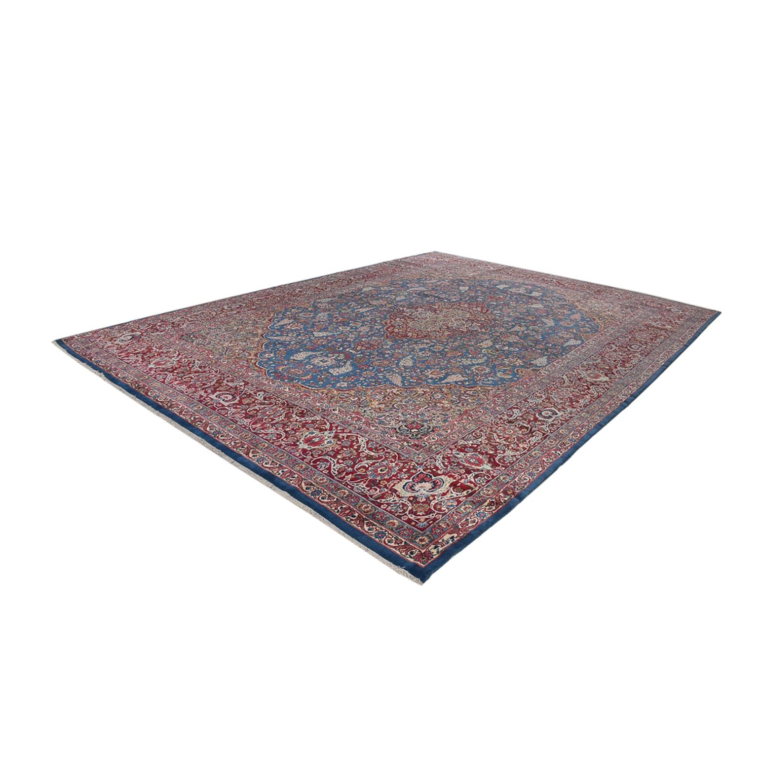 Alfombra persa - Real - 485 x 346 cm - azul