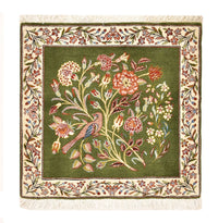 Alfombra persa - Real cuadrado  - 60 x 60 cm - verde