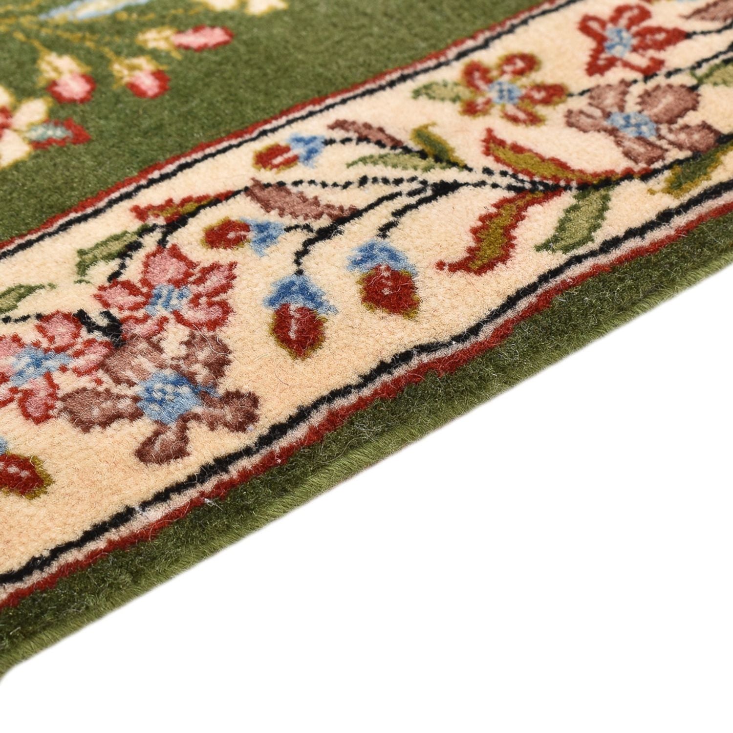 Alfombra persa - Real cuadrado  - 60 x 60 cm - verde