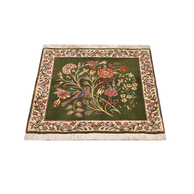 Alfombra persa - Real cuadrado  - 60 x 60 cm - verde