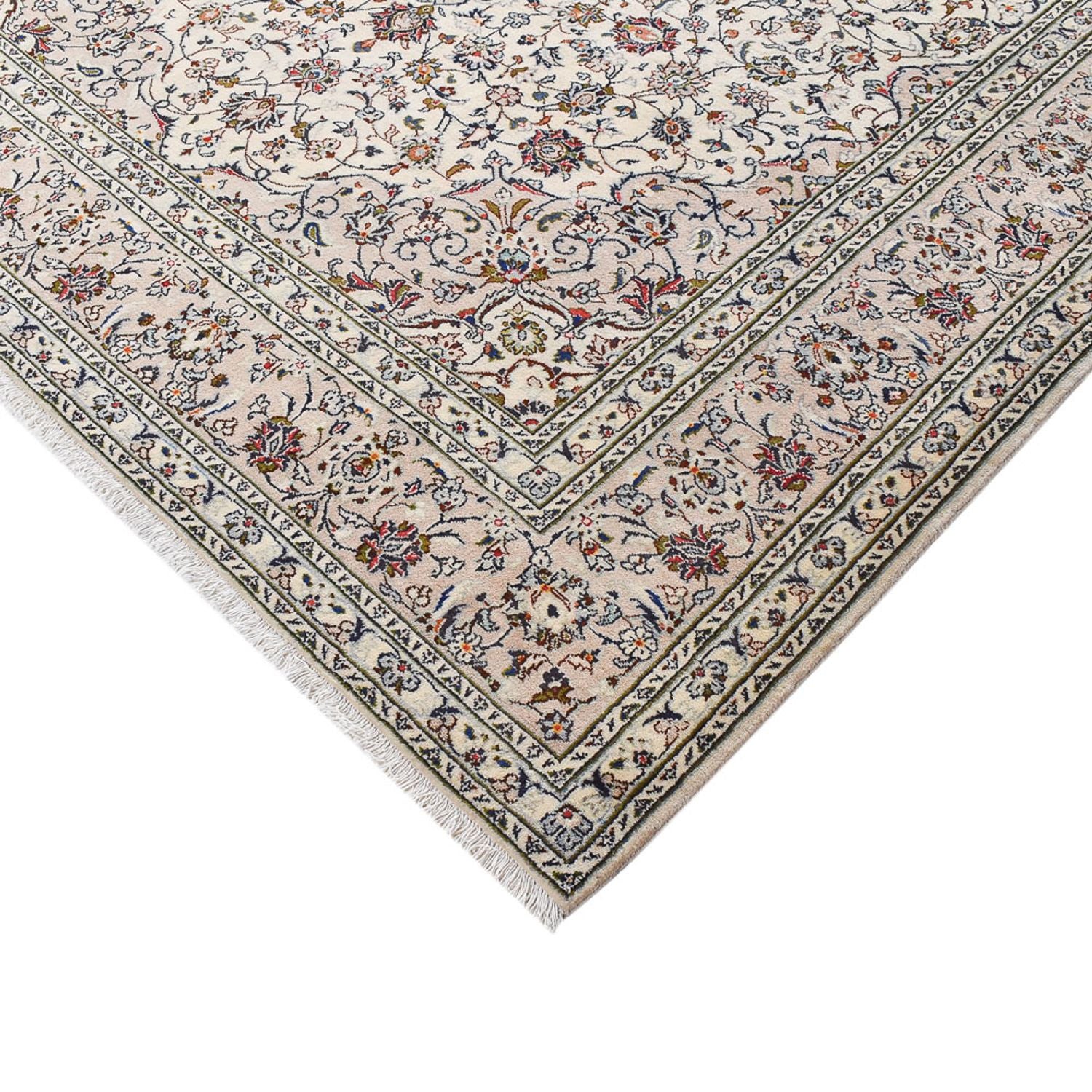 Alfombra persa - Keshan - Real - 347 x 253 cm - gris
