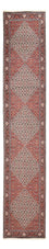 Alfombra de pasillo Alfombra persa - Bidjar - 389 x 74 cm - marrón