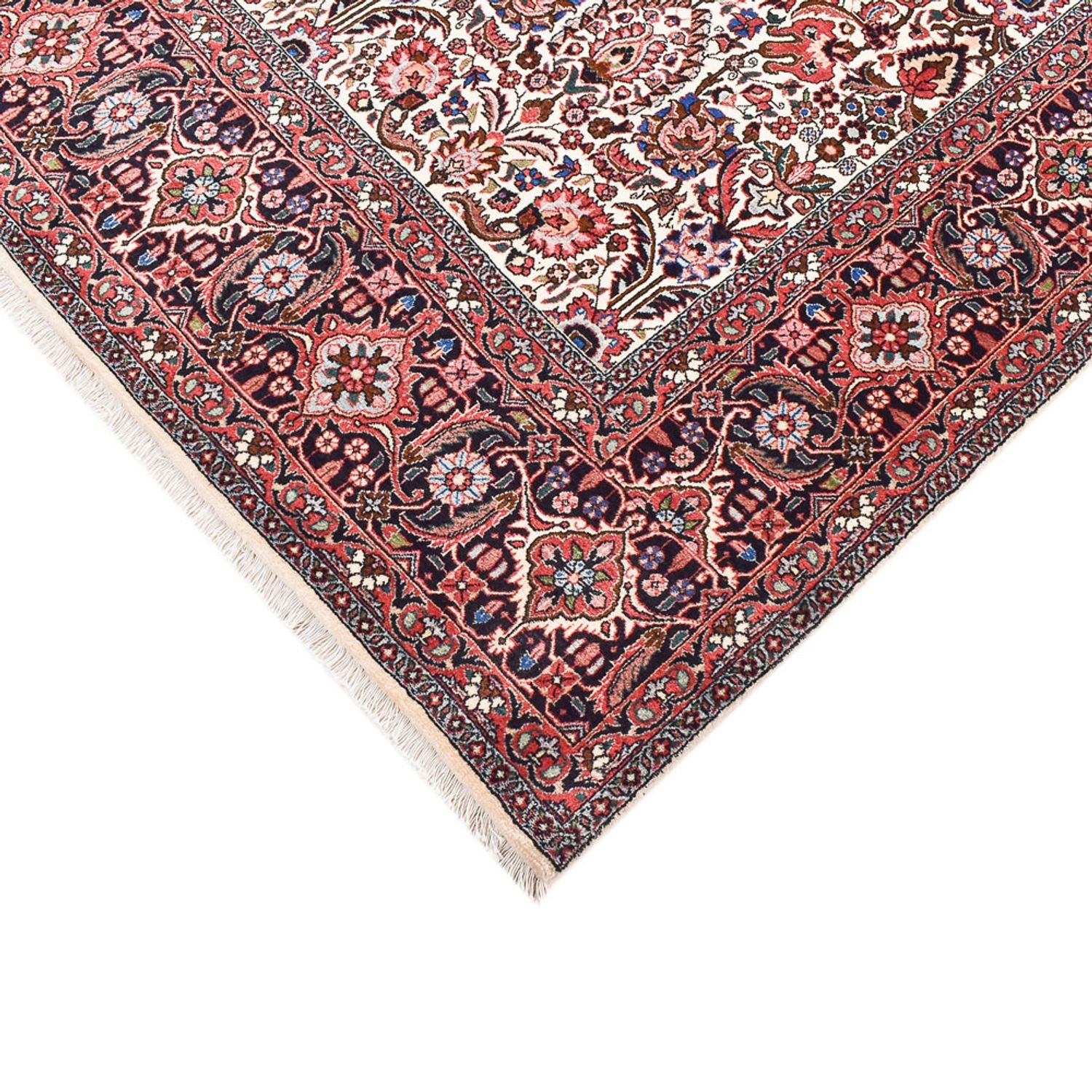 Alfombra persa - Bidjar - 351 x 251 cm - rojo claro