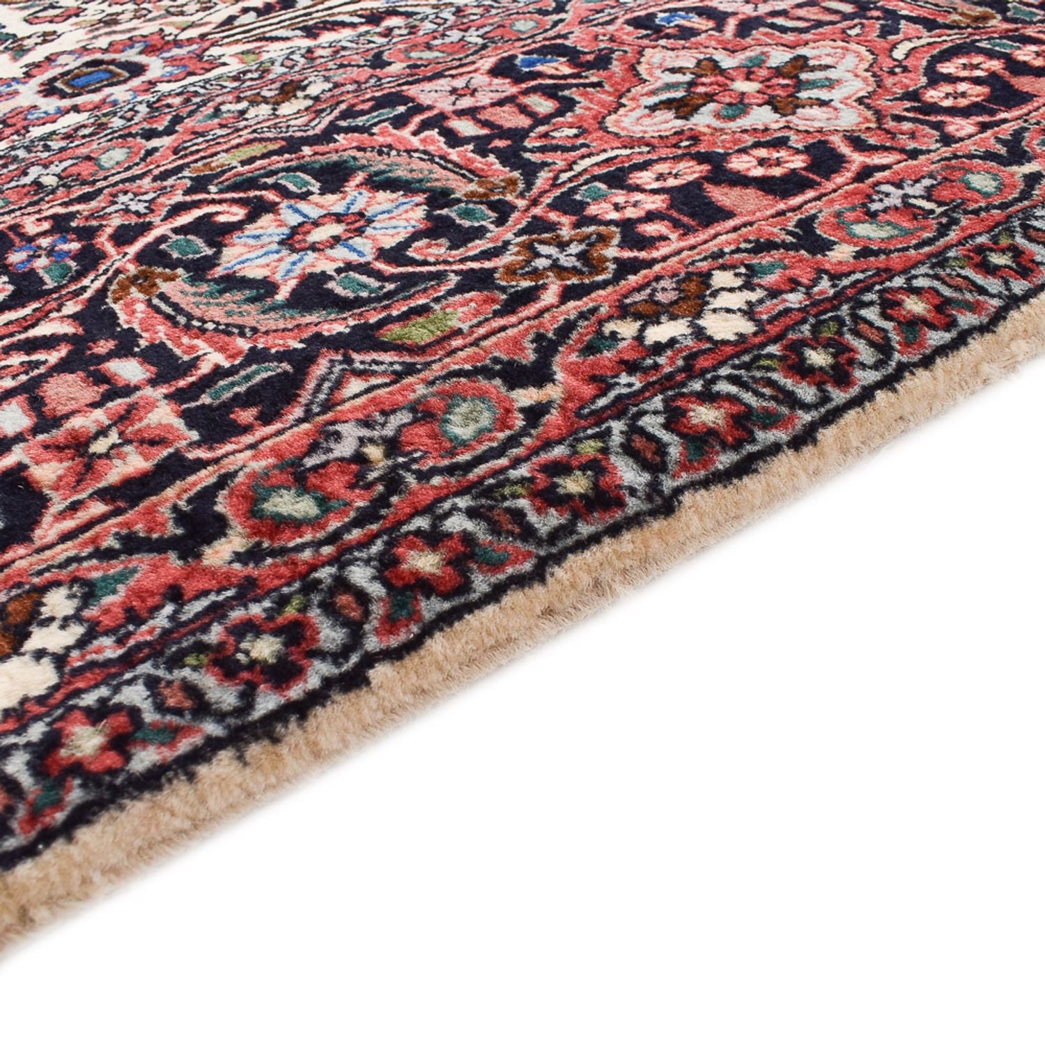 Alfombra persa - Bidjar - 351 x 251 cm - rojo claro