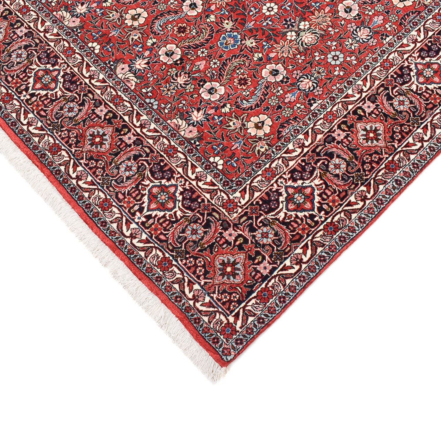 Alfombra de pasillo Alfombra persa - Bidjar - 390 x 204 cm - óxido