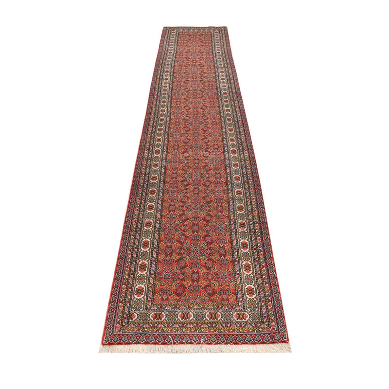 Alfombra de pasillo Alfombra persa - Tabriz - 380 x 70 cm - óxido