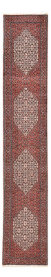 Alfombra de pasillo Alfombra persa - Bidjar - 400 x 74 cm - marrón