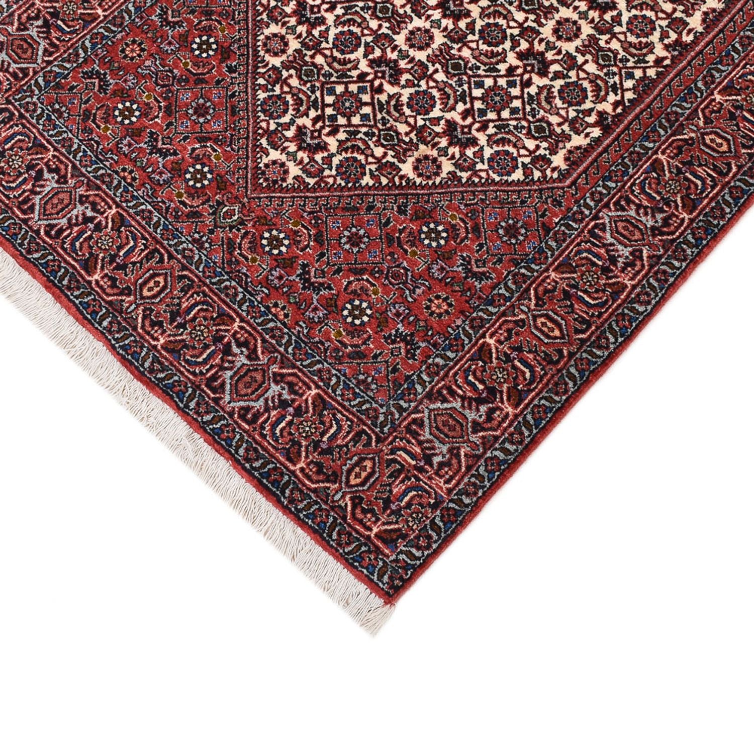 Alfombra de pasillo Alfombra persa - Bidjar - 400 x 74 cm - marrón