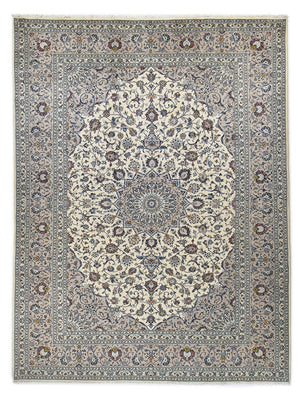 Alfombra persa - Keshan - Real - 340 x 250 cm - gris