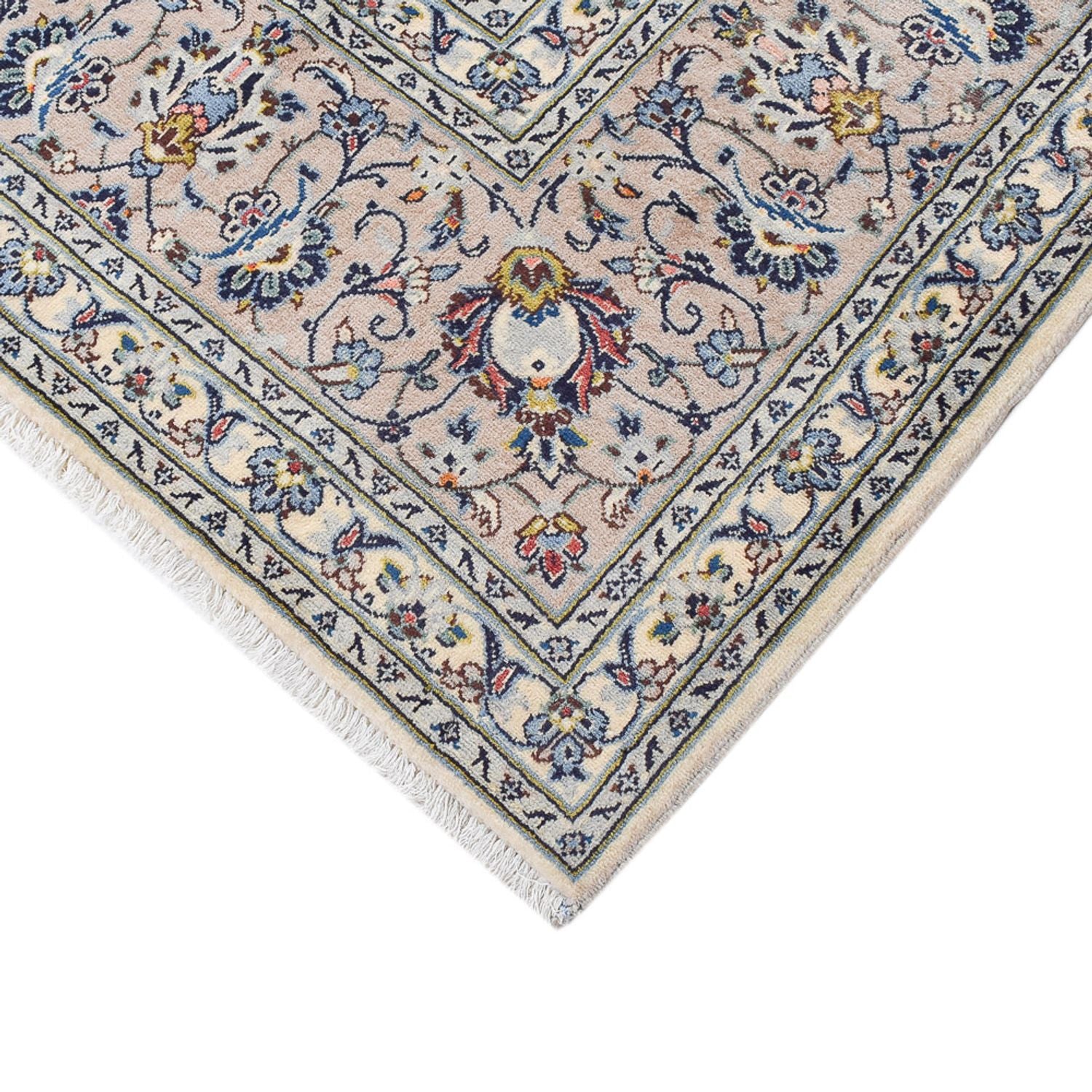 Alfombra persa - Keshan - Real - 340 x 250 cm - gris