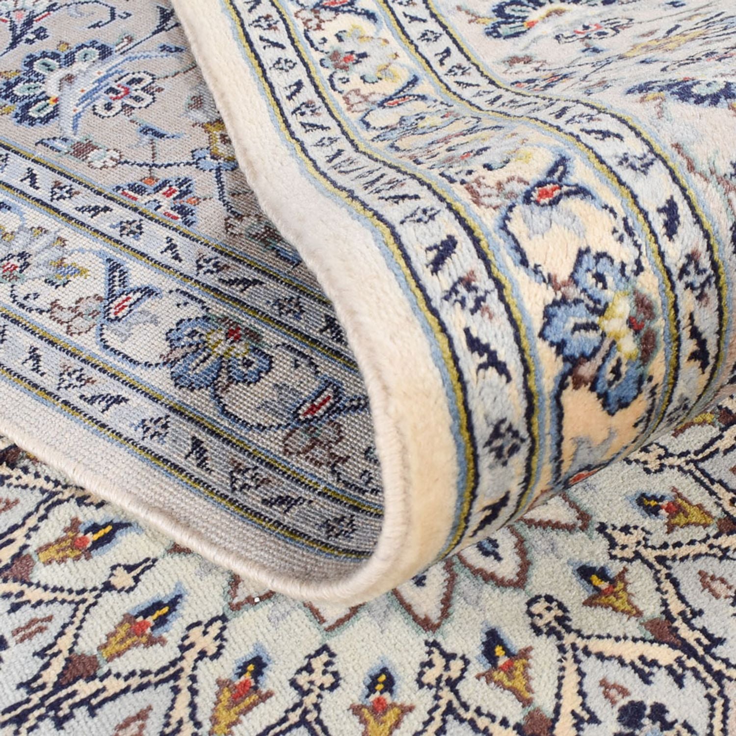 Alfombra persa - Keshan - Real - 347 x 250 cm - gris