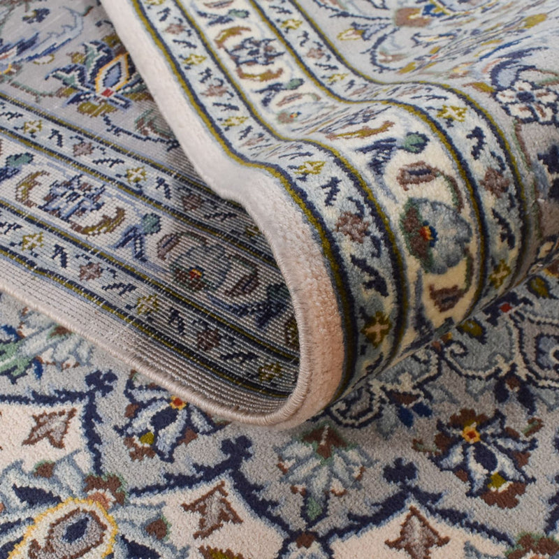Alfombra persa - Keshan - Real - 347 x 248 cm - gris