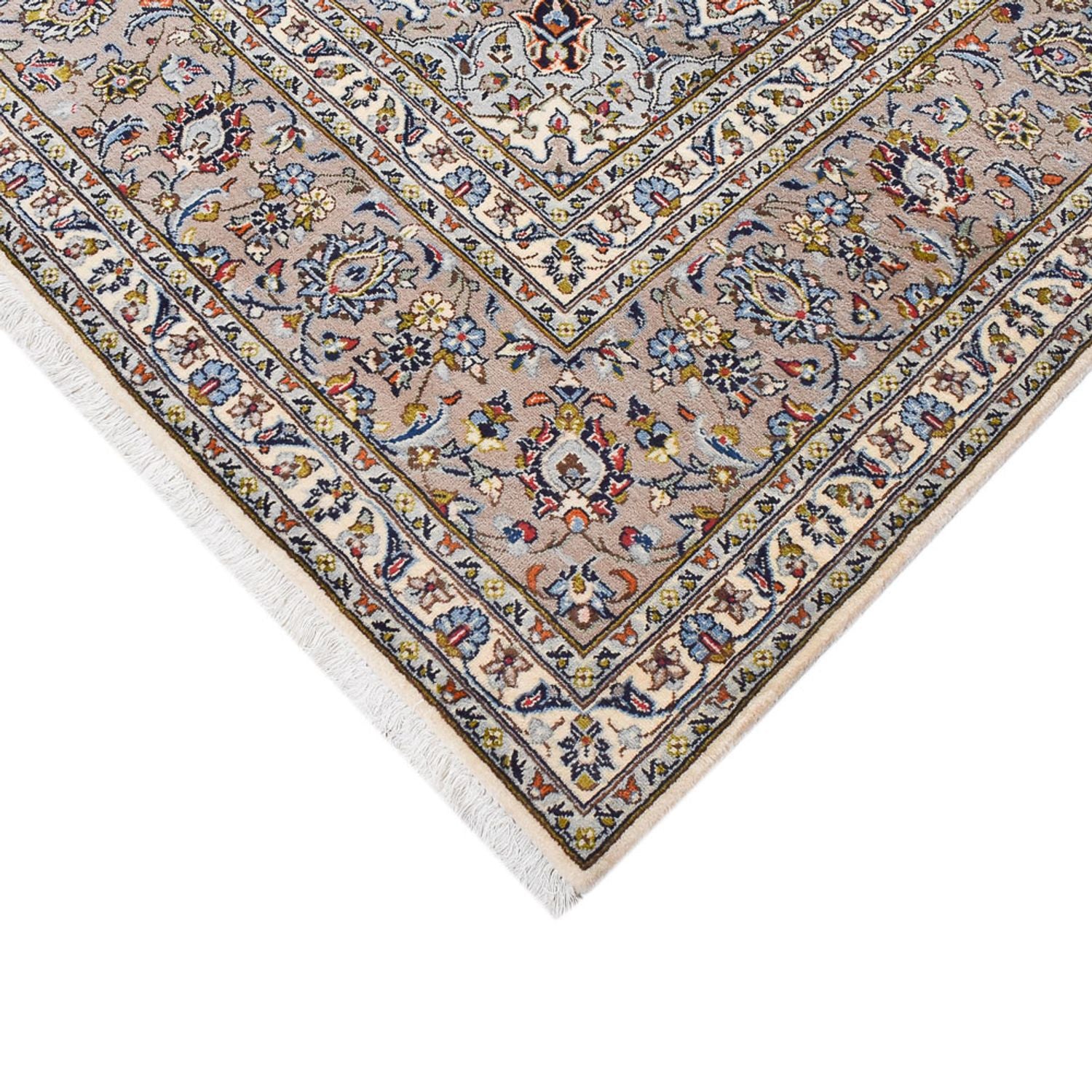 Alfombra persa - Keshan - Real - 365 x 247 cm - gris