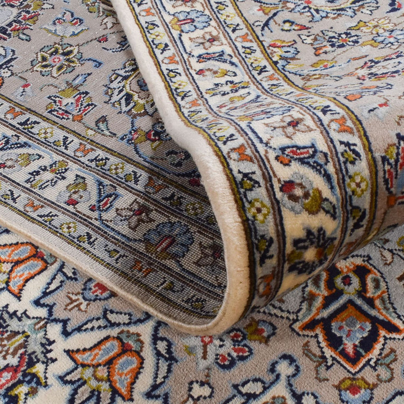 Alfombra persa - Keshan - Real - 365 x 247 cm - gris