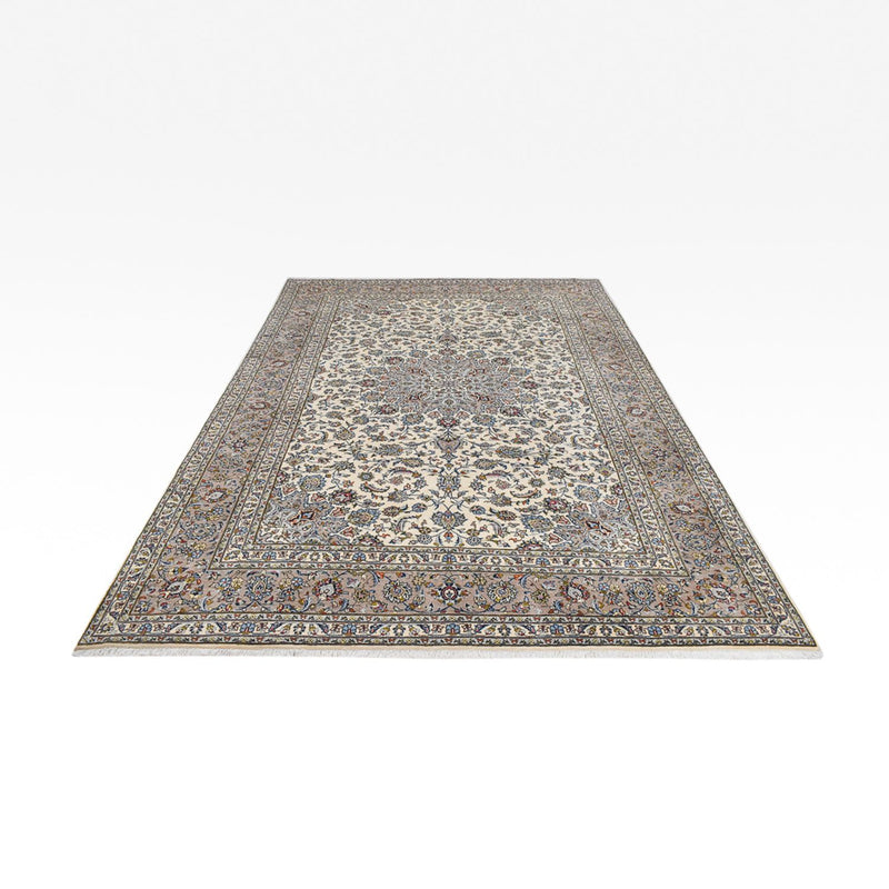 Alfombra persa - Keshan - Real - 365 x 247 cm - gris