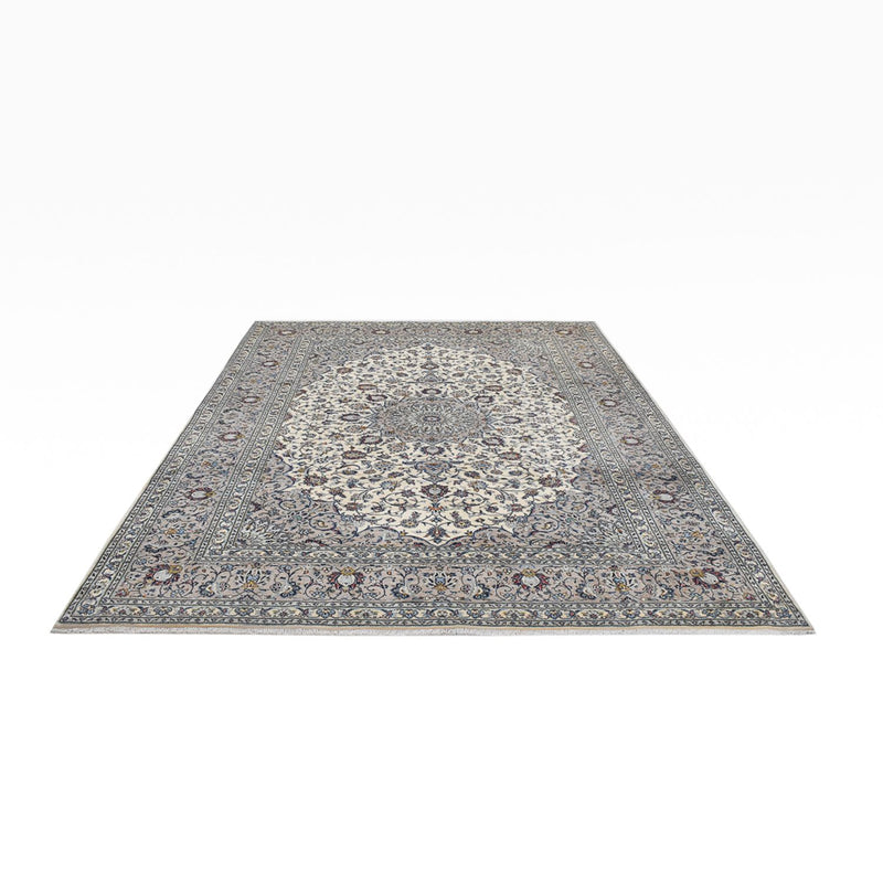 Alfombra persa - Keshan - Real - 340 x 252 cm - gris