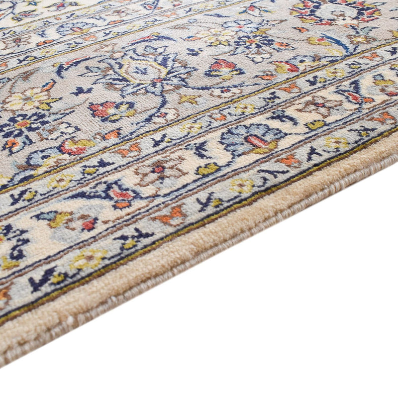 Alfombra persa - Keshan - Real - 355 x 250 cm - arena
