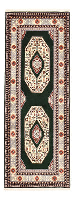 Alfombra de pasillo Alfombra Persa - Tabriz - Real - 202 x 74 cm - azul oscuro