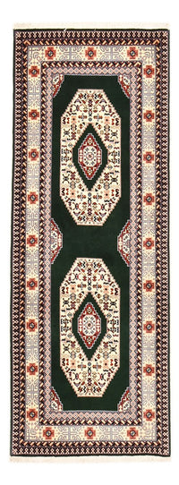 Alfombra de pasillo Alfombra Persa - Tabriz - Real - 202 x 74 cm - azul oscuro